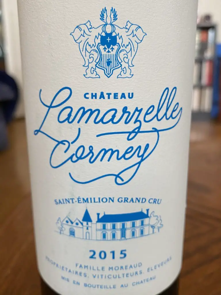 Château Lamarzelle Cormey - front label